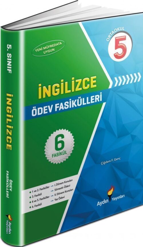 Aydin Yayinlari 5. Sinif Ingilizce Odev Fasikulleri hazirlikkitap