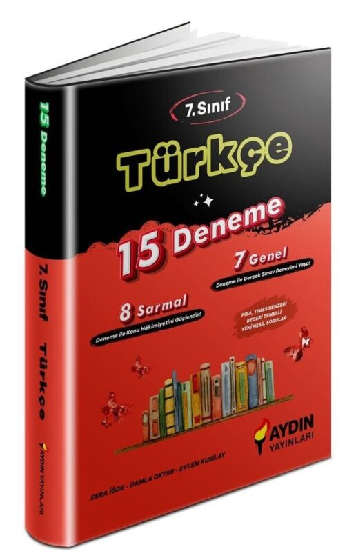 Aydin Yayinlari 7. Sinif Turkce 15 Deneme hazirlikkitap