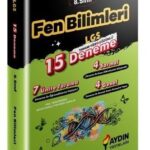 Aydin Yayinlari 8. Sinif LGS Fen Bilimleri 15 Deneme hazirlikkitap