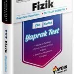 Aydin Yayinlari TYT Fizik Cek Kopar Yaprak Test hazirlikkitap