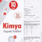 Nitelik Yayinlari 10. Sinif Kimya 28 Yaprak Test hazirlikkitap