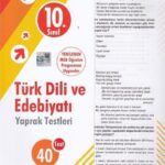 Nitelik Yayinlari 10. Sinif Turk Dili ve Edebiyati 40 Yaprak Test hazirlikkitap