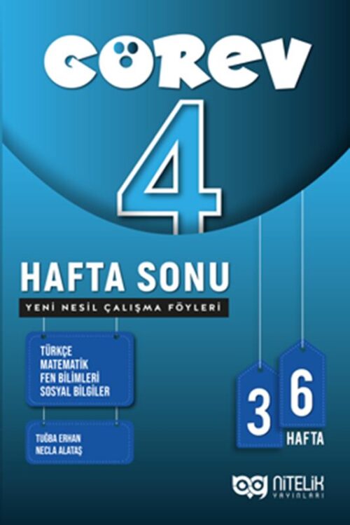 Nitelik Yayinlari 4. Sinif Gorev Hafta Sonu Yeni Nesil Calisma Foyleri hazirlikkitap