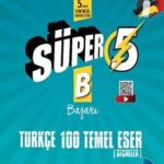 Nitelik Yayinlari 5. Sinif Turkce 100 Temel Eser Super B Yeni Nesil Deneme hazirlikkitap