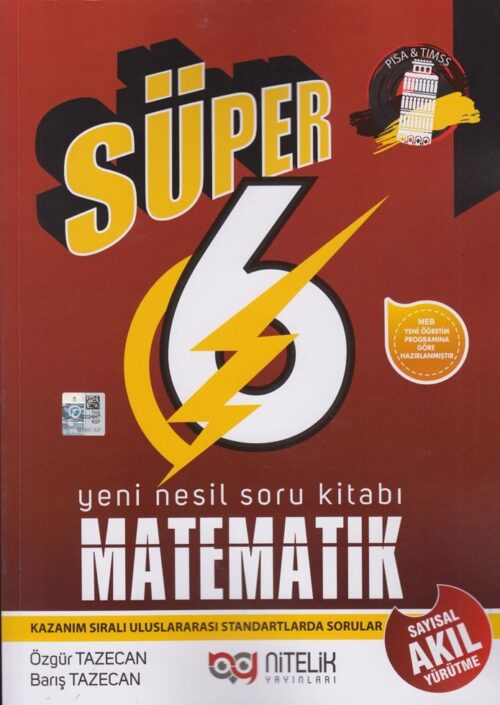 Nitelik Yayinlari 6. Sinif Matematik Super Yeni Nesil Soru Kitabi hazirlikkitap