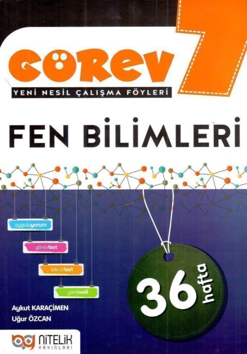 Nitelik Yayinlari 7. Sinif Fen Bilimleri Gorev Yeni Nesil Calisma Foyleri hazirlikkitap