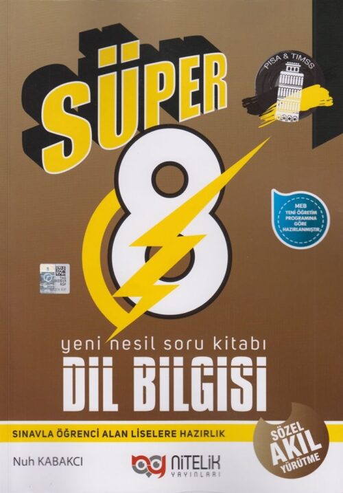 Nitelik Yayinlari 8. Sinif Dil Bilgisi Super Yeni Nesil Soru Kitabi hazirlikkitap