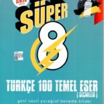 Nitelik Yayinlari 8. Sinif Super Turkce 100 Temel Eser Yeni Nesil Paragraf Deneme Kitabi hazirlikkitap