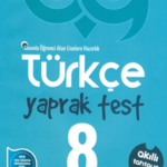 Nitelik Yayinlari 8. Sinif Turkce Yaprak Test hazirlikkitap