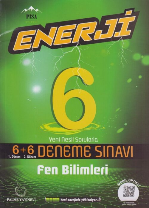 Palme Yayinlari 6. Sinif Fen Bilimleri Enerji 66 Deneme Sinavi hazirlikkitap